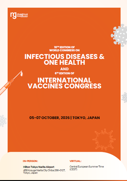 10th Edition of World Congress on Infectious Diseases & One Health | Tokyo, Japan Book