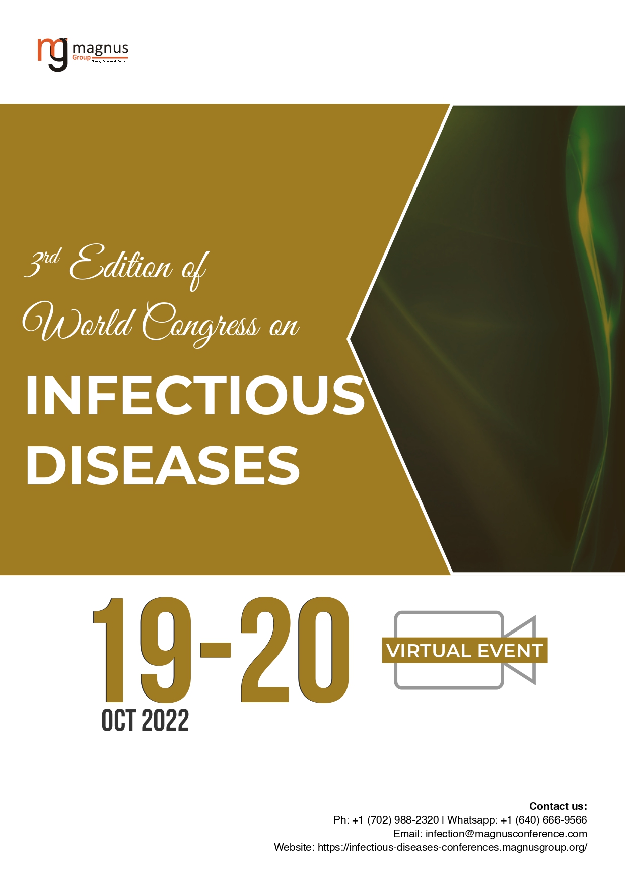 3rd Edition of World Congress on Infectious Diseases | Online Event Book