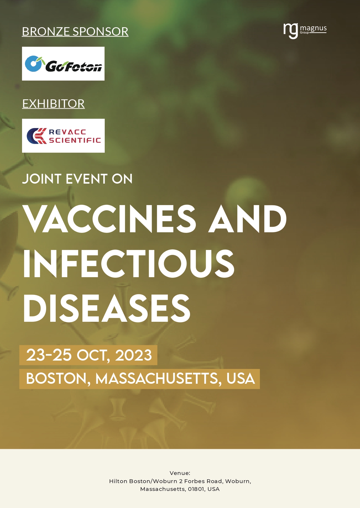 World Congress on Infectious Disease | Boston, Massachusetts, USA Event Book