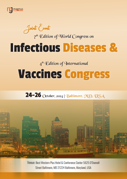 7th Edition of  World Congress on Infectious Disease | Baltimore, Maryland, USA Book