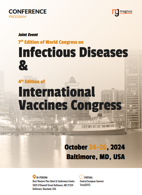 7th Edition of  World Congress on Infectious Disease | Baltimore, Maryland, USA Program